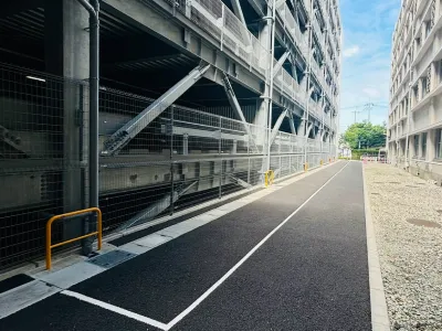 1号館 北側の駐輪場