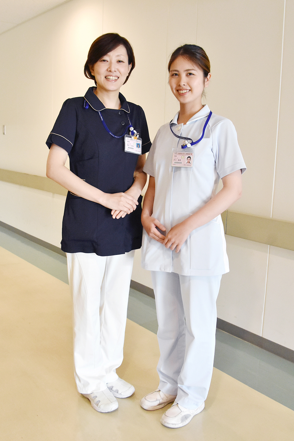看護師と放射線技師のユニフォームが変わりました 兵庫医科大学病院
